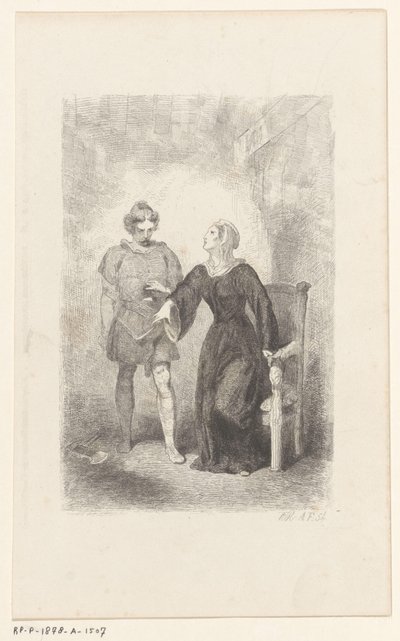 Wilfried med sin mor af Charles Rochussen