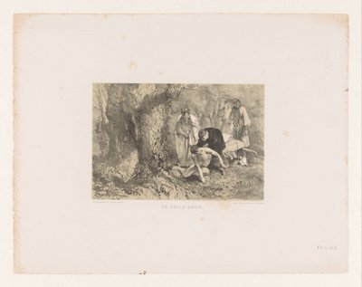Syg person føres til et hult træ The Hollow Tree (titel på objekt) af Charles Rochussen