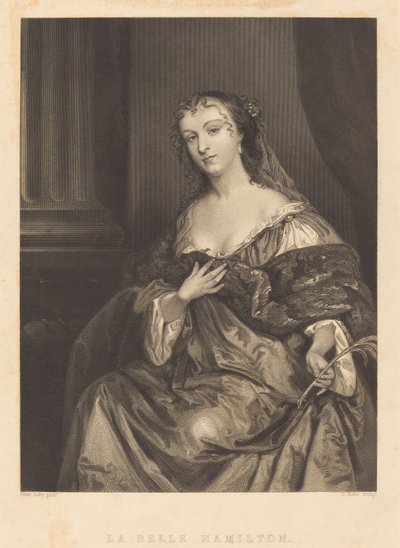 Den smukke Hamilton af Charles Rolls after Sir Peter Lely