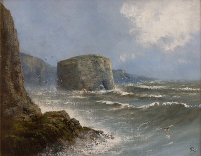 Marsden Rock (olie om bord) af Charles Rutherford