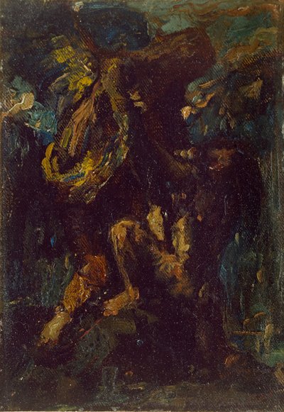 Jakob kæmper med englen, 1800-tallet af Charles S Ricketts