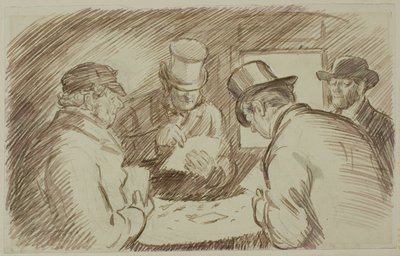 Et spil kort af Charles Samuel Keene