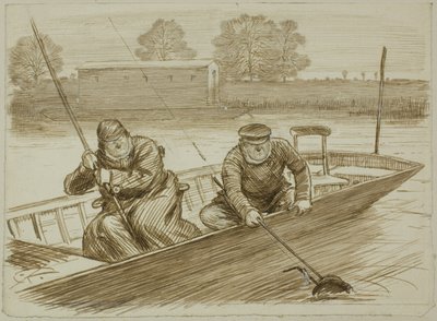 Fiskescene af Charles Samuel Keene