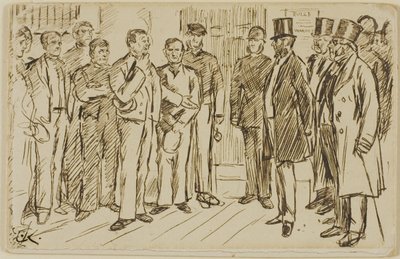 Identifikation af fangen af Charles Samuel Keene