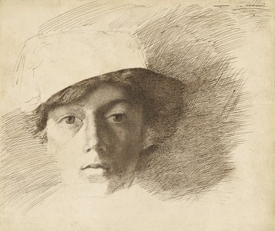 Selvportræt af Charles Samuel Keene