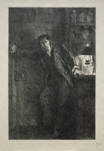 Frakken med Pelsforet af Charles Samuel Keene