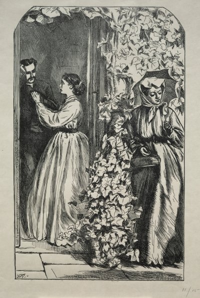 Hvad kom der af at dræbe en rig onkel en juletid, 1865. af Charles Samuel Keene