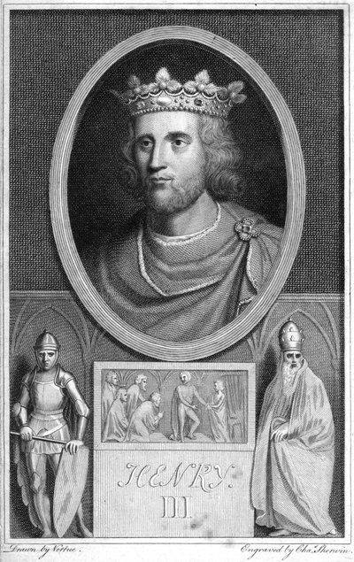 Henrik III af England, 1700-tallet. af Charles Sherwin