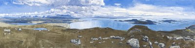 Achiltibuie Panorama, 2011 (olie på lærred) af Charles Simpson