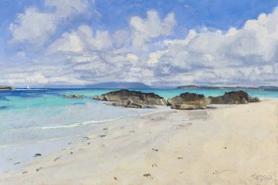 Iona Summer (The Finger), 2015 (olie på lærred) af Charles Simpson