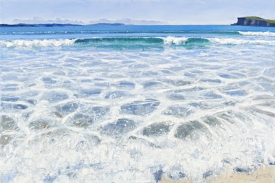 Oldshoremore Sea, 2010 (olie på lærred) af Charles Simpson