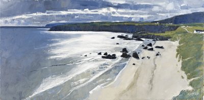 Sango Bay, 2011 (olie på lærred) af Charles Simpson