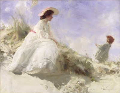 Dragen (olie på lærred) af Charles Sims