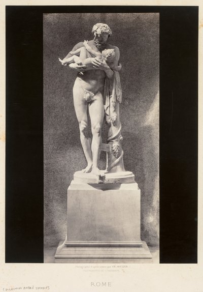 Silenus holder barnet Dionysos, Louvre-museet, Paris, ca. 1860