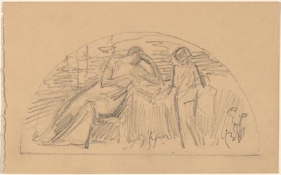 Studer for en Lunette af Charles Sprague Pearce