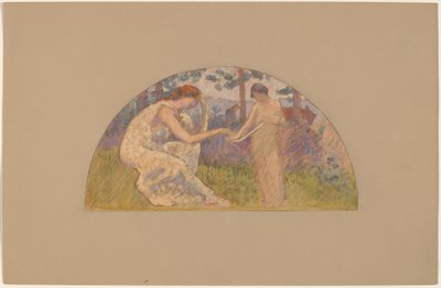 Studer for en Lunette af Charles Sprague Pearce