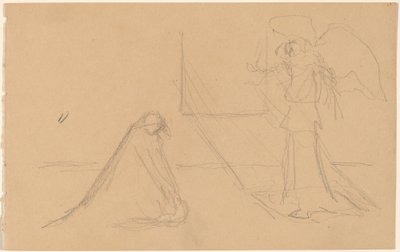 Studie af figurer af Charles Sprague Pearce