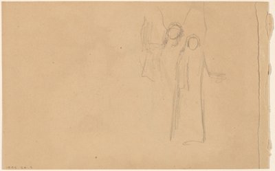 Studie af figurer [verso] af Charles Sprague Pearce