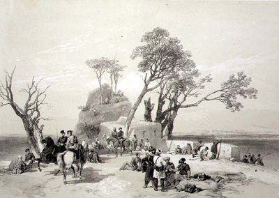 Panjab: Udpost af Rhodawala besat af de britiske Piquets den 10. februar 1845, plade 8 fra 
