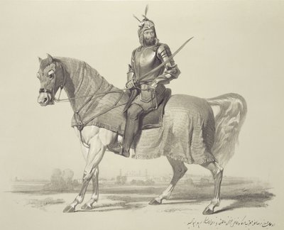 Panjab: Rajah Lal Sing, plade 13 fra "Recollections of India", graveret af Auguste Francois Laby (1784-1860) 1847 af Charles Stewart Hardinge