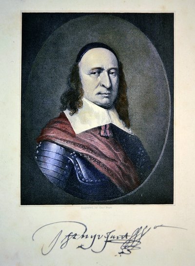 Peter Stuyvesant (farvet stik) af Charles Thomas Burt