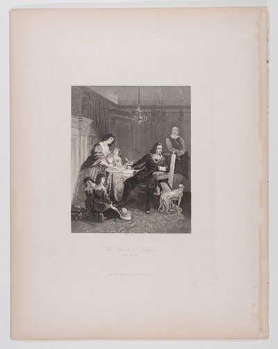 The Attainer of Strafford, efter Leutze af Charles Thomas Burt