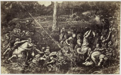 Fotoreproduktion af en tegning af Raphael, en druknende hær efter Israels krydsning af Det Røde Hav af Charles Thurston Thompson
