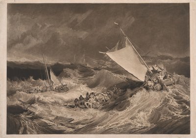 Et skibsforlis af Charles Turner