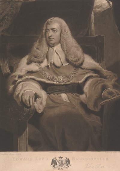 Edward Law, 1. baron Ellenborough af Charles Turner