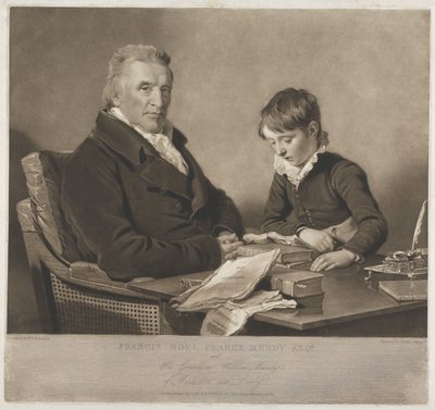 Francis Noel Clark Mundy og hans barnebarn, William af Charles Turner