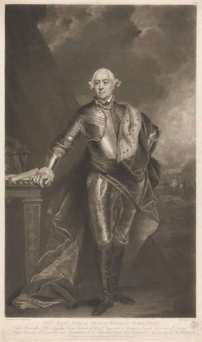 George, den første markis af Townshend af Charles Turner