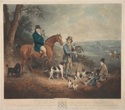 Malcolm Fleming af Barochan 1745-1811. Hawking... af Charles Turner