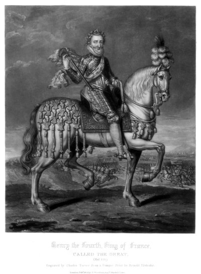 Henrik IV, konge af Frankrig, 1816. af Charles Turner