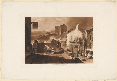 Morpeth, Northumberland, fra Liber Studiorum, 1809 af Charles Turner