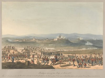 Nr. 12 Badajos under belejringen i juni 1811 af Charles Turner
