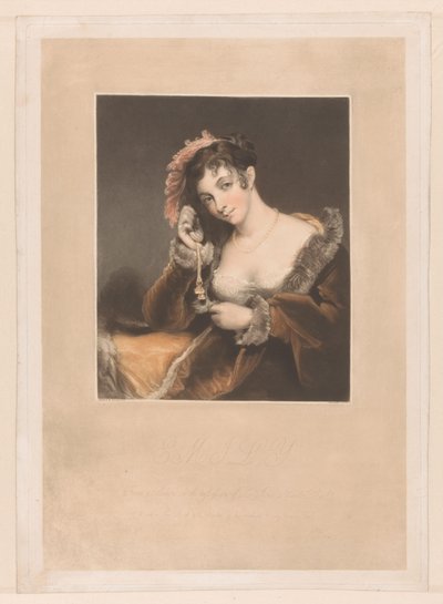 Portret af Emily St Clare Emily (titel på objekt) af Charles Turner