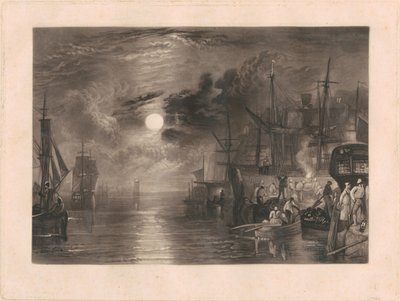 Skjolde ved floden Tyne af Charles Turner