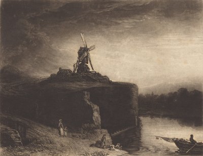 Møllen, udgivet 1823. af Charles Turner