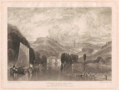 Totnes, ved floden Dart af Charles Turner