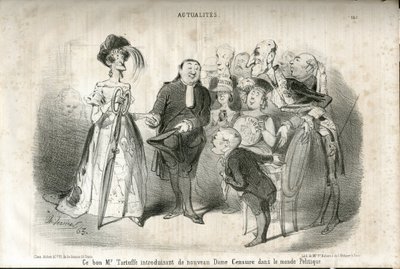 Illustration af Charles Vernier (? -1887) i Le Charivari af Charles Vernier