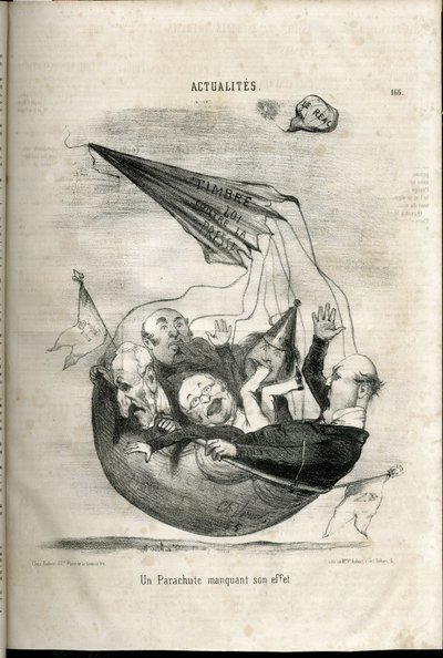 Illustration af Charles Vernier (? -1887) i Le Charivari af Charles Vernier
