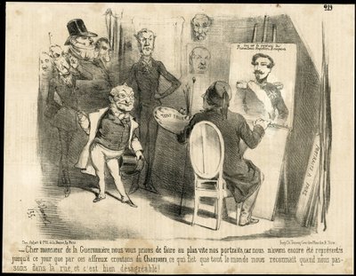 Illustration af Charles Vernier (? -1887) i Le Charivari af Charles Vernier