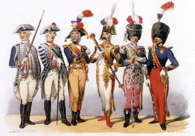 Uniformer fra den franske hær: Tambourmajor (18.-19. århundrede) af Charles Vernier