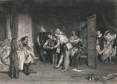 Christopher Sly Taming of the Shrew, c1870. af Charles W. Sharpe