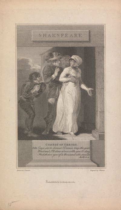 Comedy of Errors, Act II Sc. 2 af Charles Warren