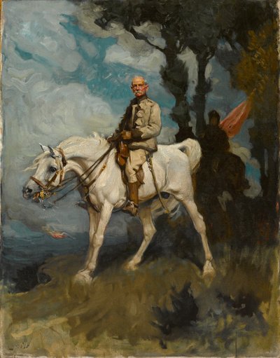 General Sir Frederick Sleigh Roberts, på sin hest Vonolel af Charles Wellington Furse