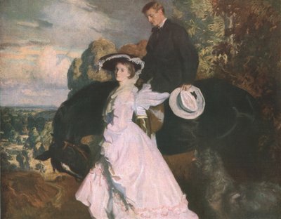The Return from the Ride, 1902, c1930. af Charles Wellington Furse