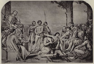Sagsøgerens appel ved den første retssag af jury (litho) af Charles West (after) Cope
