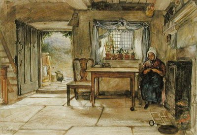 Sommerhus interiør af Charles West Cope