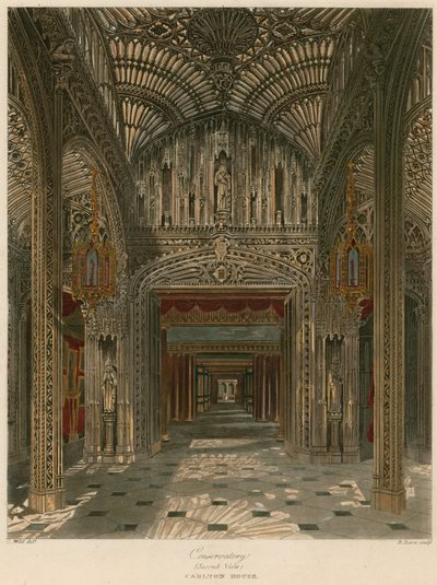 Vinterhave, Carlton House, London af Charles Wild